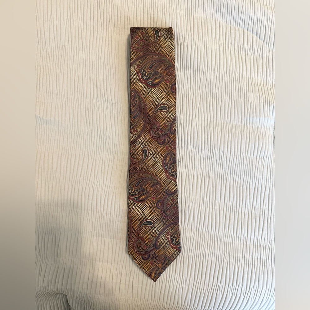 Bruno Piattelli Roma Paisley Silk Tie